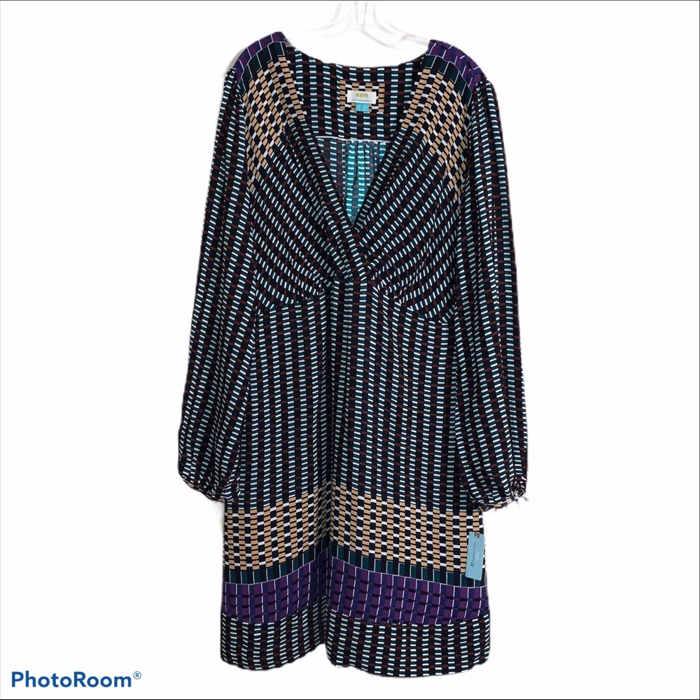 ❌SOLD❌ Anthropologie 20W Gianna Tunic Dress Plus - Picture 5 of 11
